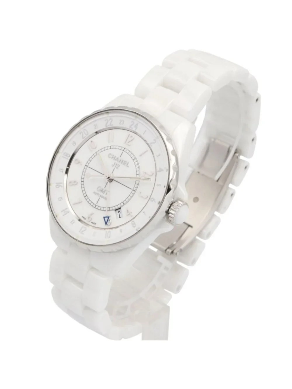 Chanel Watch White Ceramic